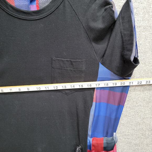 SACAI PLAID COTTON JERSEY MIDI DRESS, SIZE ??? - Picture 9 of 10